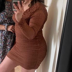 Brown dress